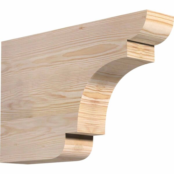 Ekena Millwork New Brighton Smooth Rafter Tail, Douglas Fir, 3 1/2"W x 12"H x 18"L RFT04X12X18NEB00SDF - main